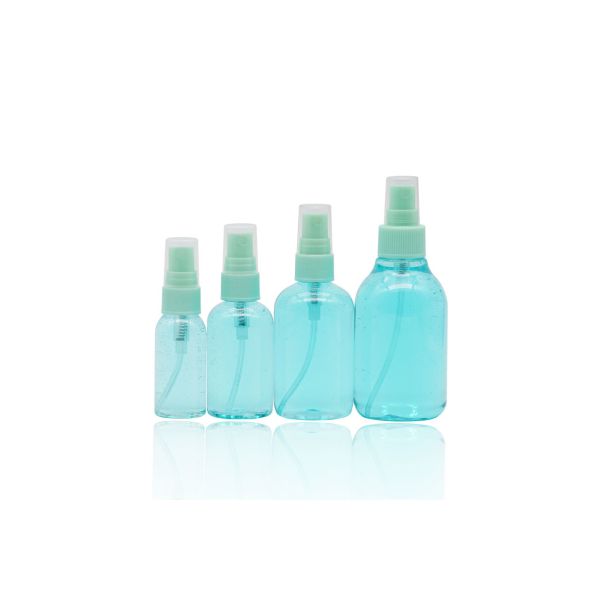Transparent Reusable Empty Mist Spray Bottles 60ml Leakproof
