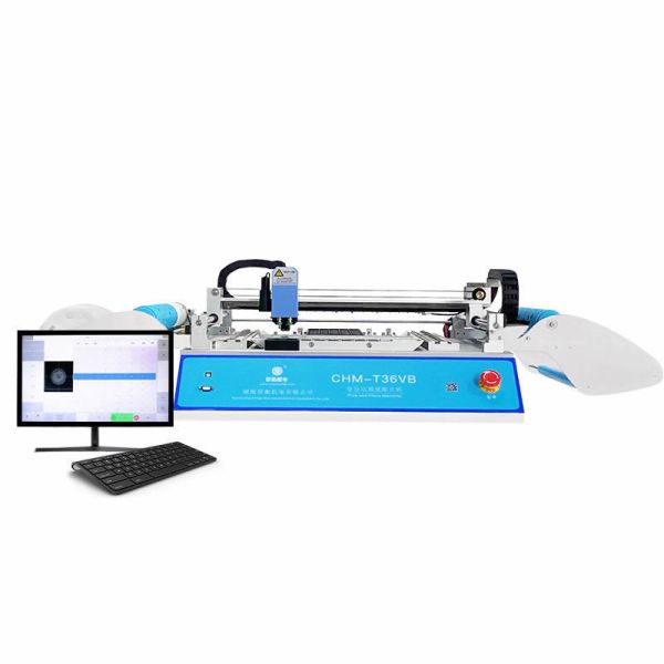 Quality CHMT36VB Manual Pick And Place Robot Dual Side 58 Feeders SMT Assembly for sale
