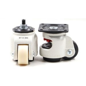 Heavy Duty MC Nylon Retractable Leveling Casters 100KG Load Capacity