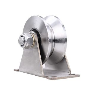 China Hotel and Home Widely Used Groove Wheel Stainless Steel Heavy Duty Sliding Gate Wheels on sale