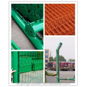 Low Carbon Steel Wire Rectangle 3D Wire Mesh Fence Panel Fencing with Materials