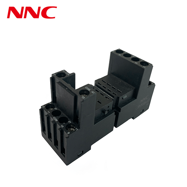 Wholesale NNC Relay Socket PYF08A-E2 Series applied for HHC68B/MY2/JQX-18F/HH52P Relay from china suppliers