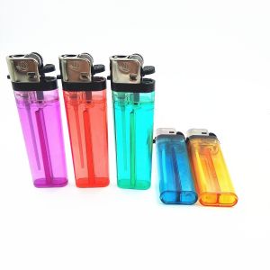 Custom Cigarette Disposable Transparent Flint Lighter Model NO. DY-60 Samples US