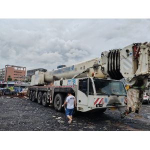 China 2012 Sale Terex 350 Ton Truck Crane with Five-Arm Crane Jib and Benz Dual Engine System on sale