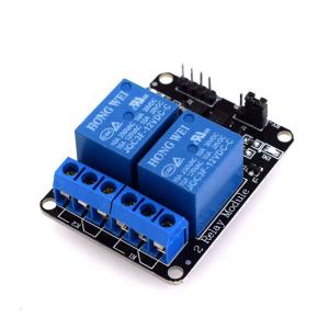 Wholesale 2-Way 12V Relay Module With Optocoupler Isolation Protection Relay Expansion Board Single-Chip Microcomputer from china suppliers