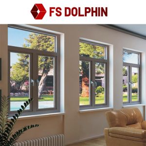 Insect Control Aluminium Casement Window Double Glazed Swing Open Style