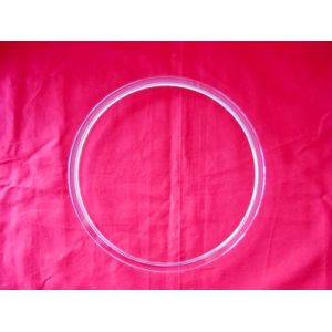 Transparent quartz glass ring from wanshida quartz glass made in china