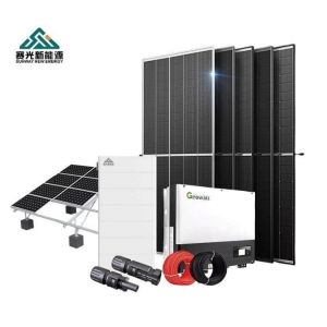 All In One Outdoor Solar Panel System With Battery 10kw Solar System