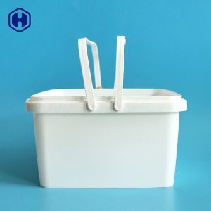 Microwavable Small Square Plastic Containers Heat Resistant Printing