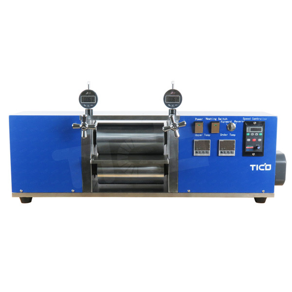 Heat Rolling Calendering Equipment for Polymer Pouch Battery Making with 250mm