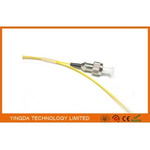 Fiber Optic Pigtail FC singlemode 0.9mm 1meter Yellow Color Cable PVC G652D