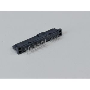 High-Reliability SAS 29P 180° IDC Female PCB Connector, Ni/Au/Sn Plated