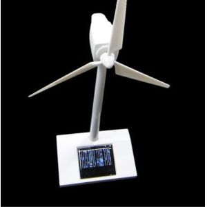 China Mini Patented Solar Powered Wind Turbine Toy With 110*110*35mm Blades on sale