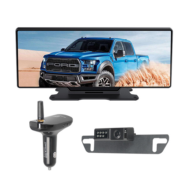 Quality 12 Inch Screen Digital HD Reverse Camera Wireless Backup Camera Mirror For SUV / Pickup for sale