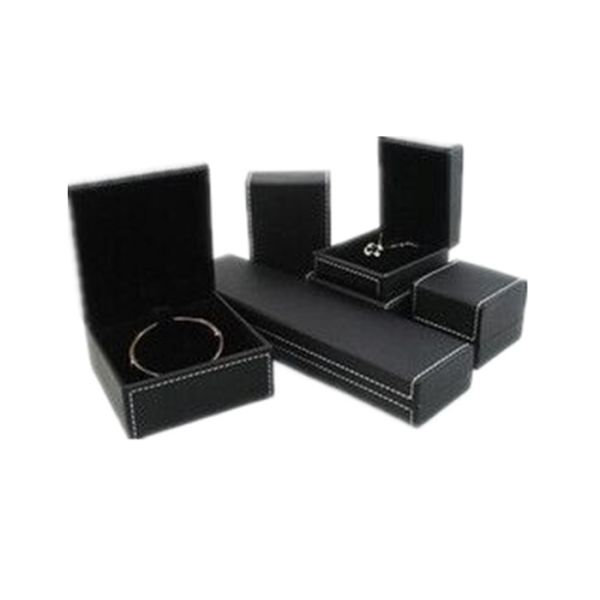 High End Leather Jewelry Box Elegant Style UV Coating Embossed Eco - Friendly
