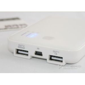 Buy cheap Unique Portable Battery Charger For Iphone With Lithium-polymer Battery And Two from wholesalers