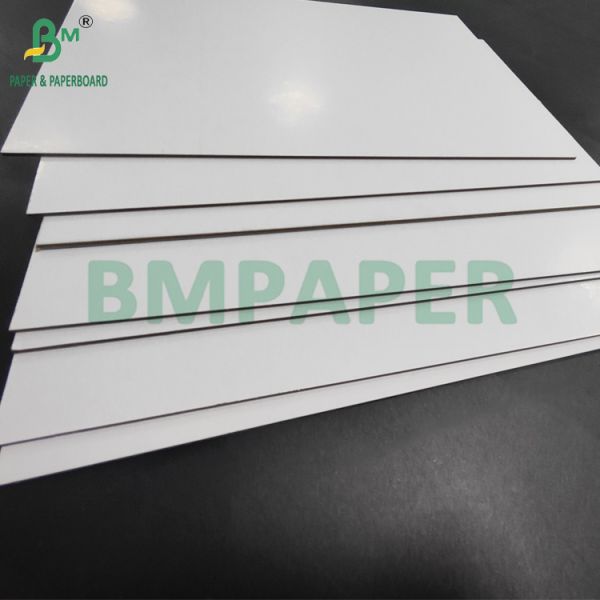 2MM Laminated Coated Duplex Board White Back For Jewellery Box 22'' x 28''