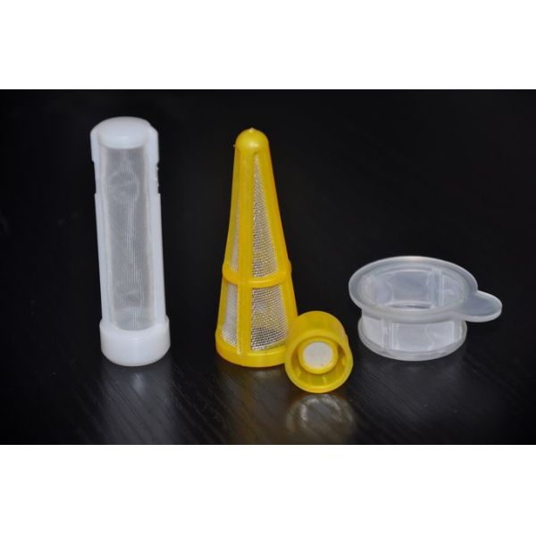 Synthetic Metallic Mesh Molded Plastic Filters Automotive Industry For Fuel Filtration