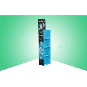 4 Shelf Heavy Duty Cardboard POS Display Stands Long Lasting With Supporting