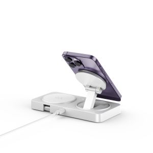 Type C Interface Wireless Charger with 15W Cell Phone Output Multifunctional