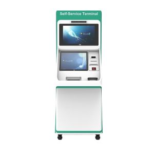 Touch Screen Self Printing Kiosk Self Service Kiosk Ticketing System
