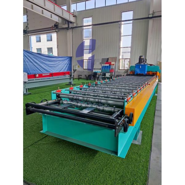 High Efficiency Automatic 980 Glazed Tile Roll Forming Machine with 16 Stations and PLC Control