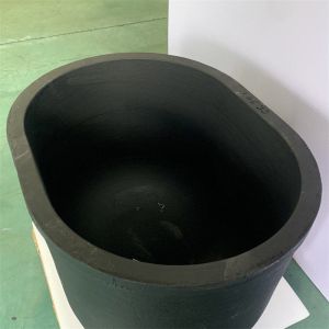 Ceramic Crucible Chemical Resistance Oval Type Crucible Isostatic Pressing