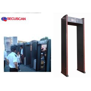 China High sensitivity  walk through metal detector with 2 LED for security purpose on sale