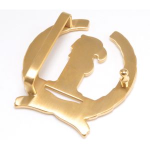 40MM SS304 Retro Perforated Metal Belt Buckle PVD Plating