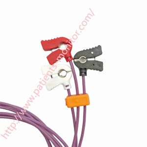Philipph M1624A ECG Lead Set Unshielded 3 Lead Miniclip AAMI 0.7M 989803144941