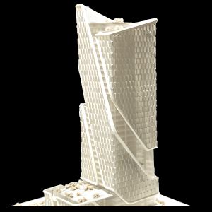 Skyscraper Architecture Miniature Models Dynamic Design 1:100 Architecture Model