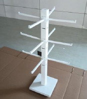 Wholesale AT-0230 Heavy Duty Adjustable Counter Top Display Stand White with Removable Hooks from china suppliers
