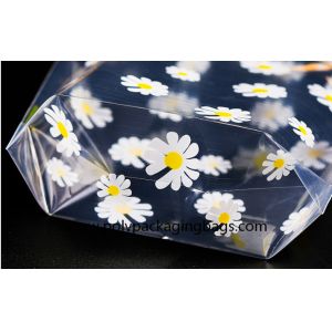 0.06mm Transparent LDPE Plastic Drawstring Bags