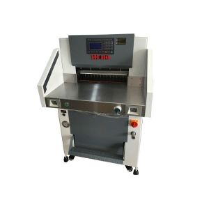 Wholesale Programmed Hydraulic Guillotine Paper Cutter With LCD Screen 520mm Cutting Size from china suppliers
