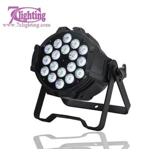 LED Spotlight RGBWA Colors Wash Par64 DJ Lighting,18x15W LED Parcan DMX Sound