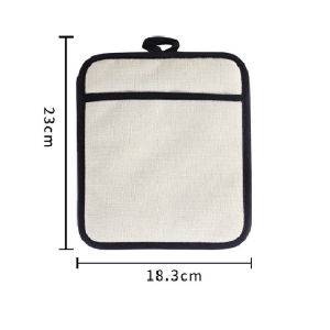 Customized Sublimation Placemats Blanks Linen And Polyester Sublimation Pot