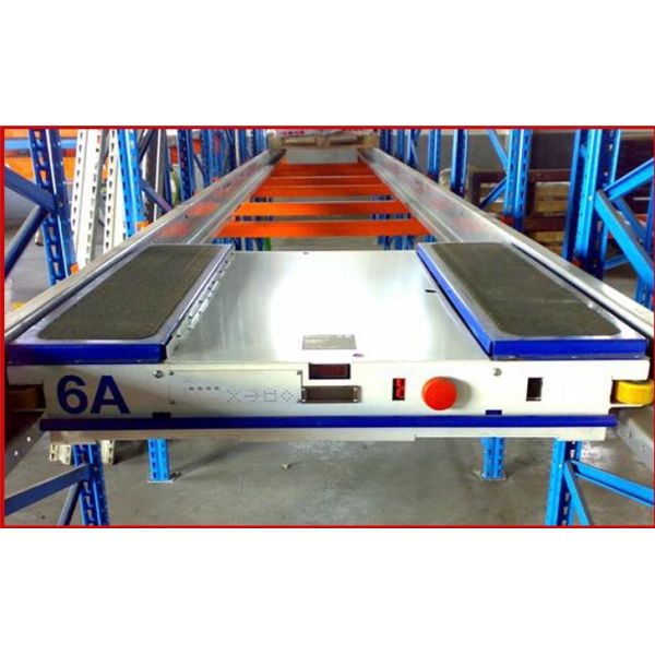 Customized Radio Shuttle System , Warehouse Pallet Shuttle Racking System