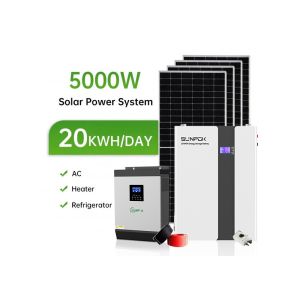 China VDE Certified Hybrid Solar System Kit With MPPT Controller And Lead Acid Battery Type on sale