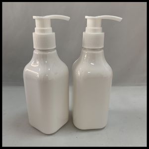 Square PET Cosmetic Personal Care Bottles 200ml Facial Clearner Shampoo