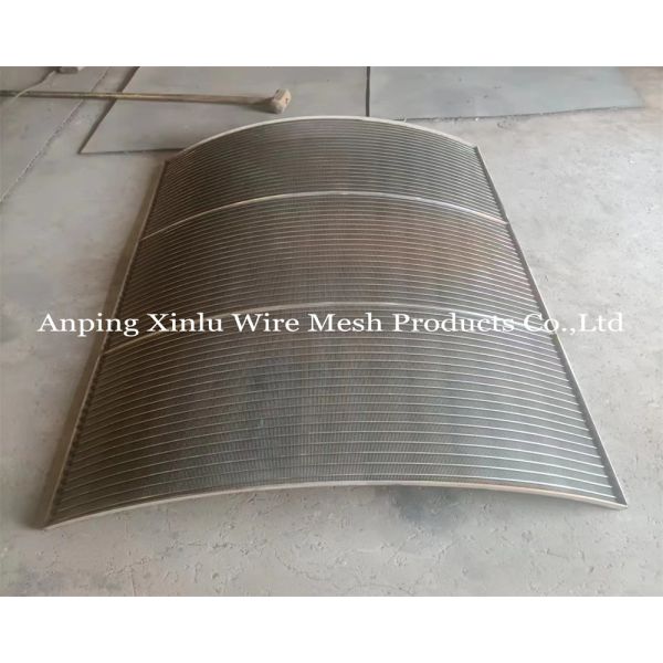 Quality Wedge Wire Support Wire Flat Bed Panels Height 4.5X 5.5mm and Profile Wire 2.3*3.5mm for sale