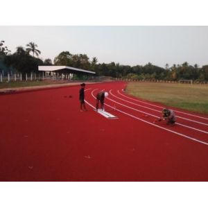 High Durability And Low Maintenance Athletic Running Tracks With Weather