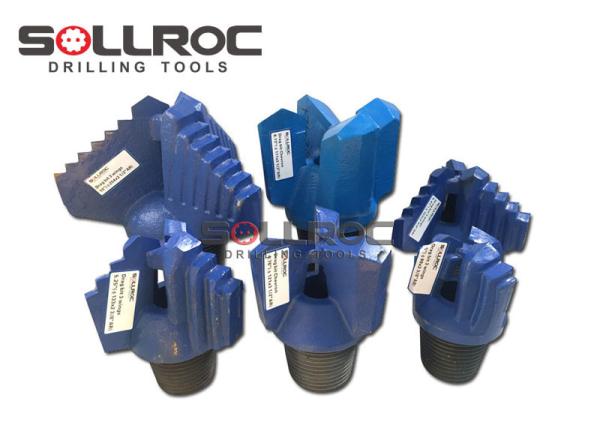 Quality Step Drag Drill Bits Chevron Drag Bits With Tungsten Carbides for sale