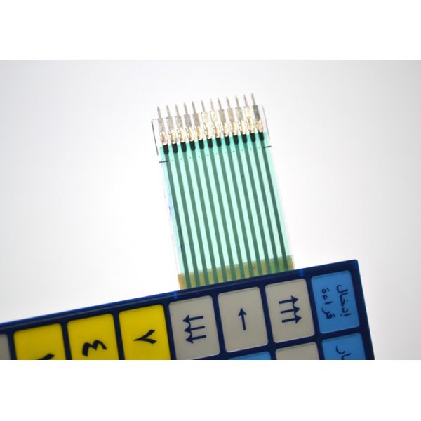 Metal Dome Membrane Switch Keyboard For Remote Controller 110mmx70mm