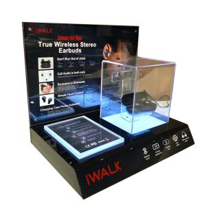 Rectangular Clear Acrylic Display Stand Transparent Countertop Organizer
