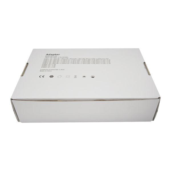 High-Power Universal Type-C USB Adapter Quick Charge Station 300W Aluminium Alloy Wall Charger Mobile Phones Tablets