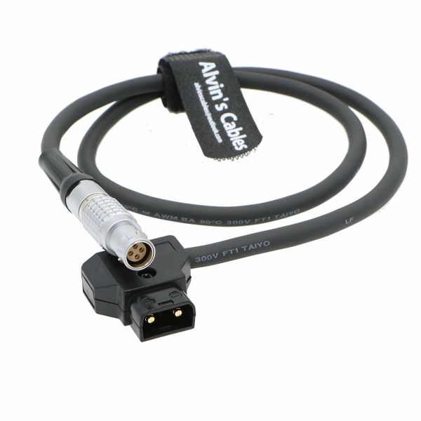4 Pin Lemo FGK Female To D-Tap Power Cable For Canon Mark II C100 C500