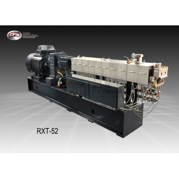 Quality 52mm Plastic Pipe Extrusion Machine , Plastic Filling Double Screw Extruder for sale