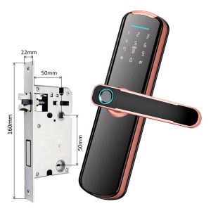 Ttlock Tuya App 35mm Smart Electronic Lock Wifi Password