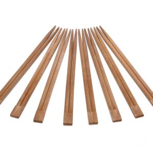 Custom Carbonized Twin Chopsticks Hygienic And Convenient For Camping