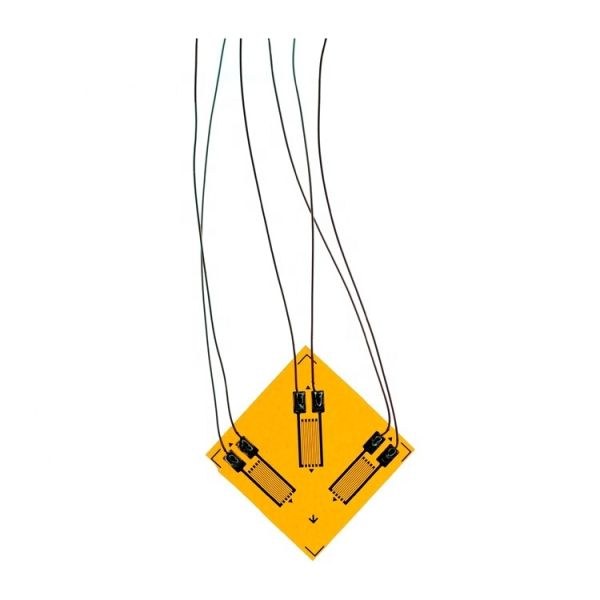 Quality Encapsulated Film BF120-3CA Three Measuring Grids CA Strain Gage Corner Rosette Strain Gauge for Precise Strain Analysis for sale